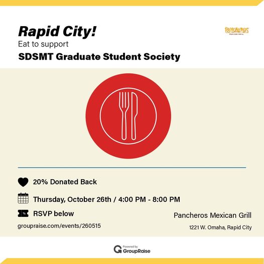 SDSMT_GradEdu's tweet photo. Support GSS tonight! #southdakotamines https://t.co/ZopGEoeloR