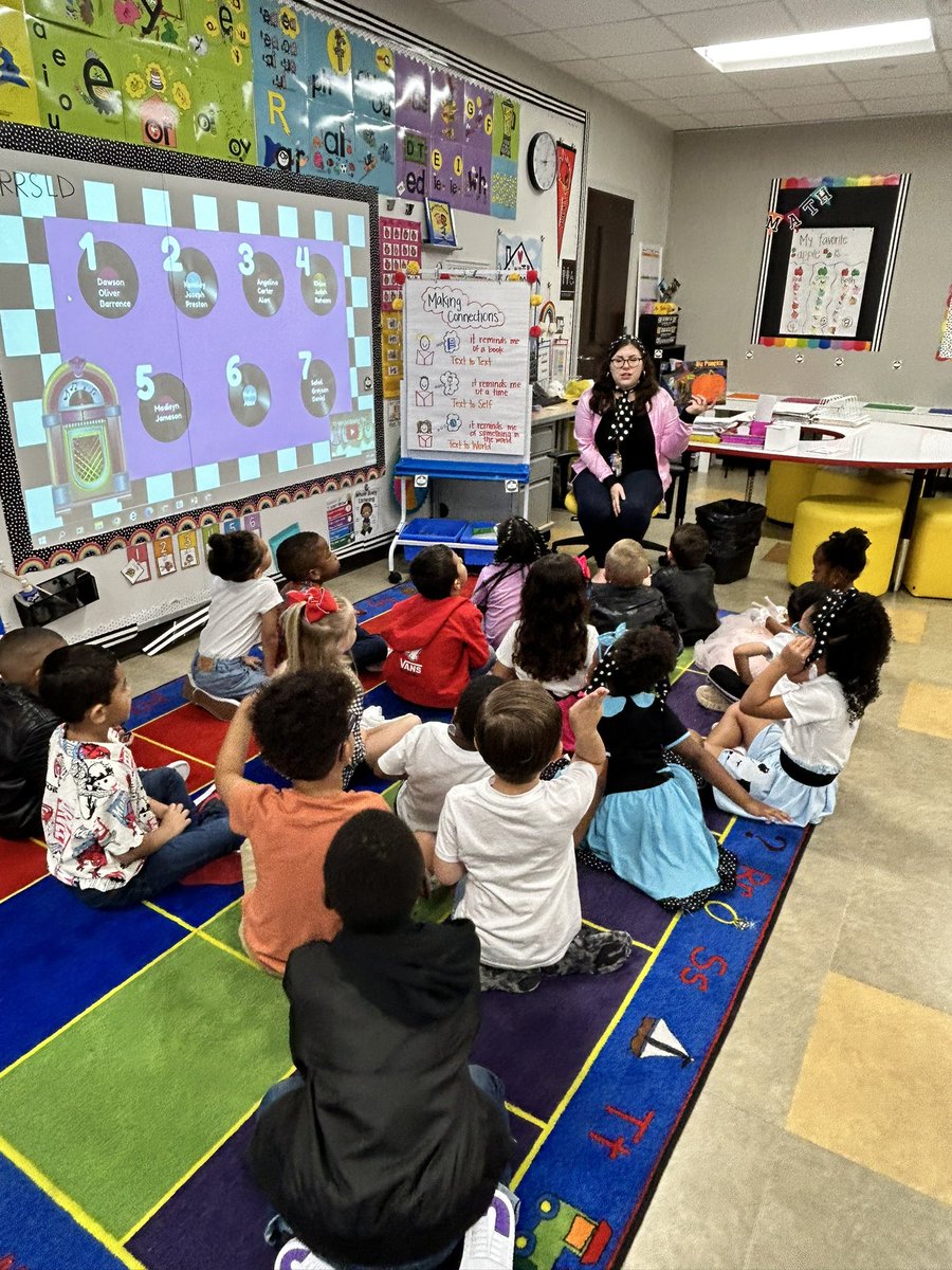 We loved having <a href="/MrsPierce_IC/">Sarah Pierce, M. Ed.</a> visit us and share her favorite book, “Big Pumpkin”, from when she was in kinder! ❤️ Thank you, Mrs. Pierce! 
#betheeffect #worldchangers