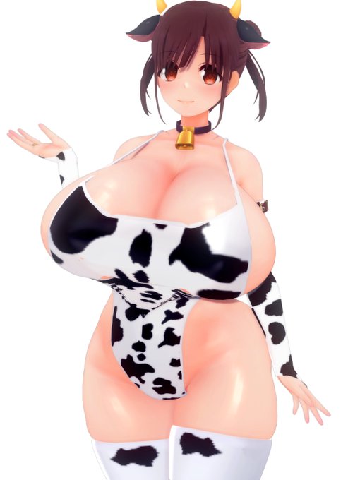 何にでも牛柄を入れるP 