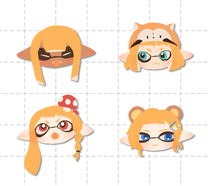 フレイカらくがき🦑ピンバッジ的な