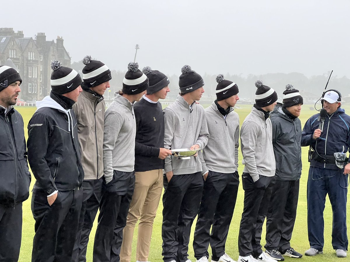 Had the privilege of watching <a href="/VandyMGolf/">Vanderbilt Men's Golf</a> winning the inaugural St Andrews Links Collegiate <a href="/TheHomeofGolf/">St Andrews Links</a> with <a href="/VandyWGolf/">Vanderbilt Women's Golf</a> runners up! As a Scot with a freshman <a href="/VanderbiltU/">Vanderbilt University</a> it was very special to have Vandy students, staff &amp; parents on my home turf!  Please visit again soon.