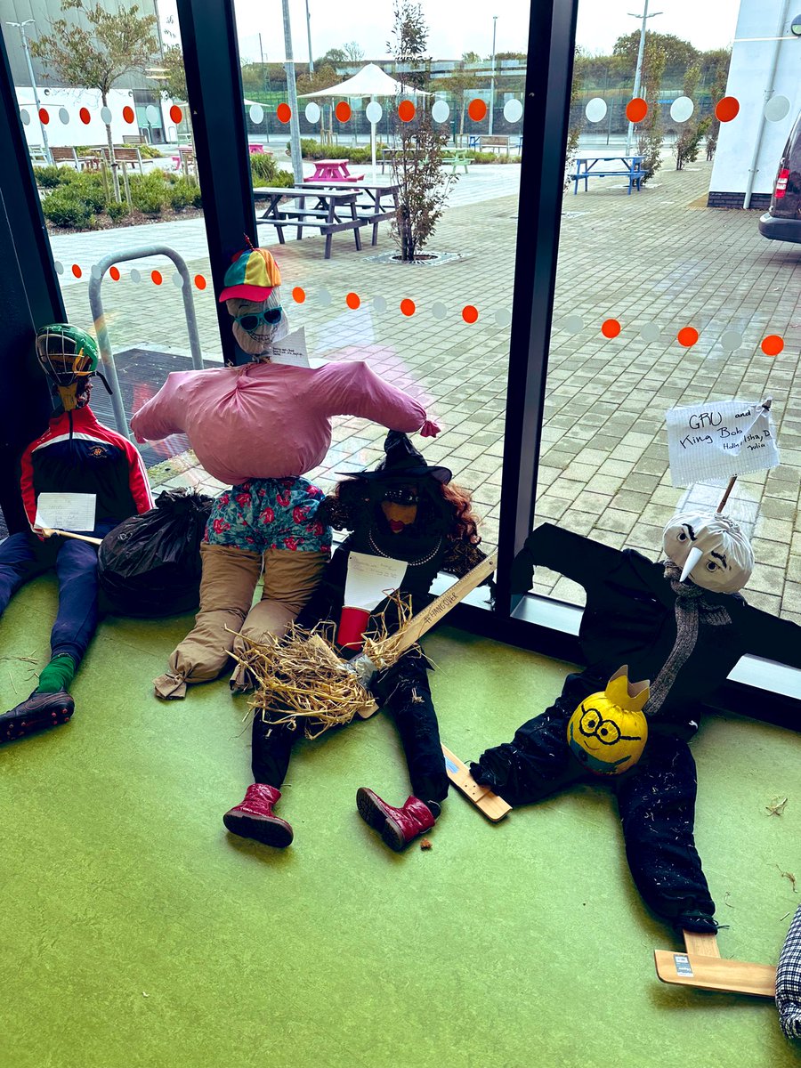 Students in full festive spirit this afternoon @SchoolWexford 👻