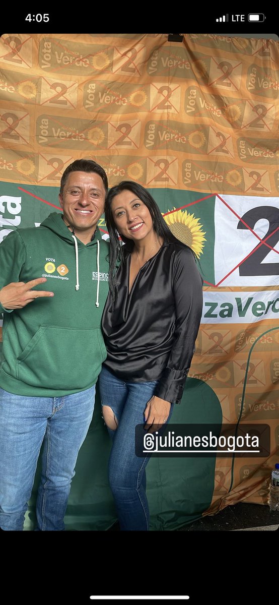 lcarochillon's tweet photo. @JulianEsBogota apóyanos este domingo con tu voto alianza verde #2 visita la pagina y conócelo es concejal y merece volver lo ha demostrado no con solo palabras sino con acciones https://t.co/Dxv5f8AVJq https://t.co/2ARtF9P2ov
