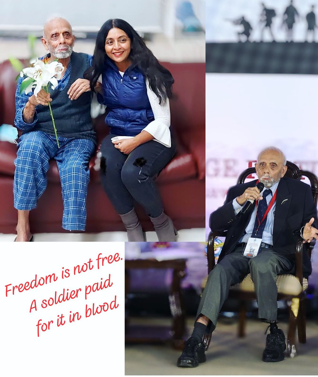 Yes, freedom is not free. A soldier paid for it in blood and tears, and a limb and sometimes a life. I am reminded of this every time i meet a war hero. Was reminded yet again when i saw Gen Ian Cardozo speaking at a session on the 1971 war at the USI’s Military History Festival.