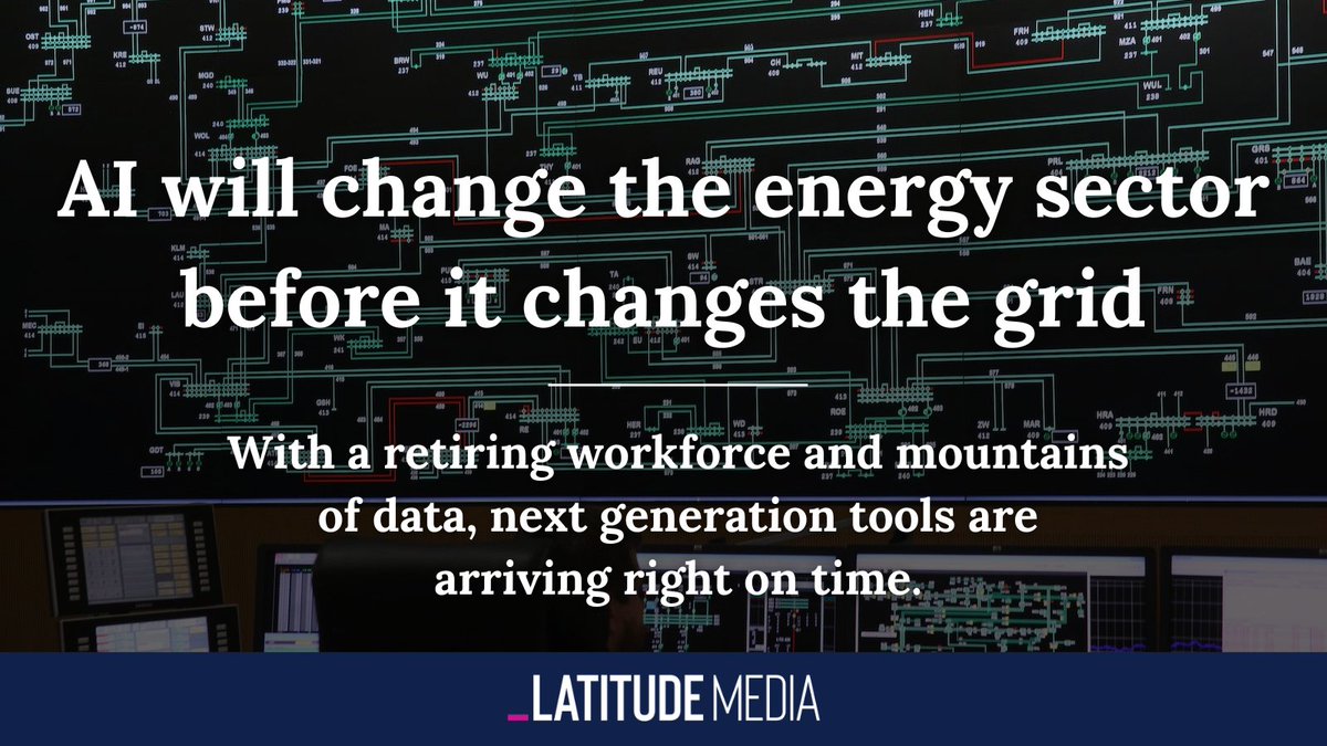 _LatitudeMedia's tweet photo. Transition-AI: New York brought together utilities, startups, investors, and AI experts across the energy and tech sector. 

Speakers described AI as a tool, but many acknowledged that adopting new, complex tech will take time for utilities.

Read more ➡️ https://t.co/vgzs0khy63 https://t.co/RijUoqSuUM