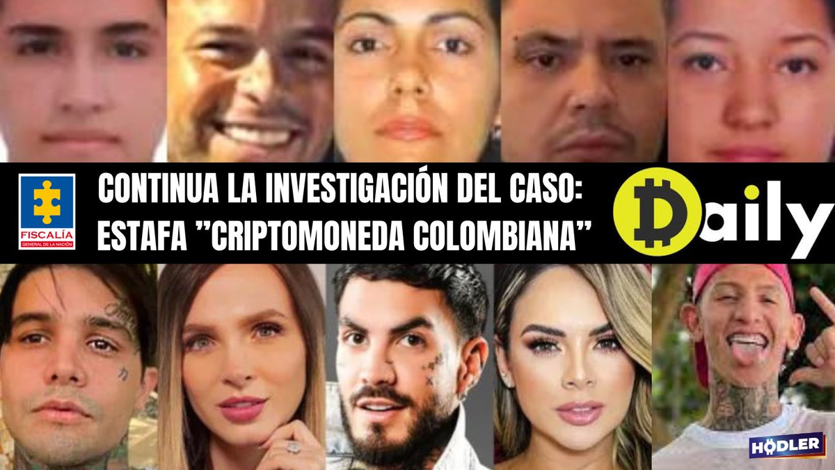 SoyHodler's tweet image. 🎯Se destapan más detalles del modus operandi de la estafa con la “criptomoneda Colombiana”.👉Con #DailyCop, más de 120.000 estafados,6 capturas, famosos Influenciadores implicados,entre otros detalles que han arrojado las investigaciones de la Fiscalía.⚠️
soyhodler.com/se-destapan-ma…