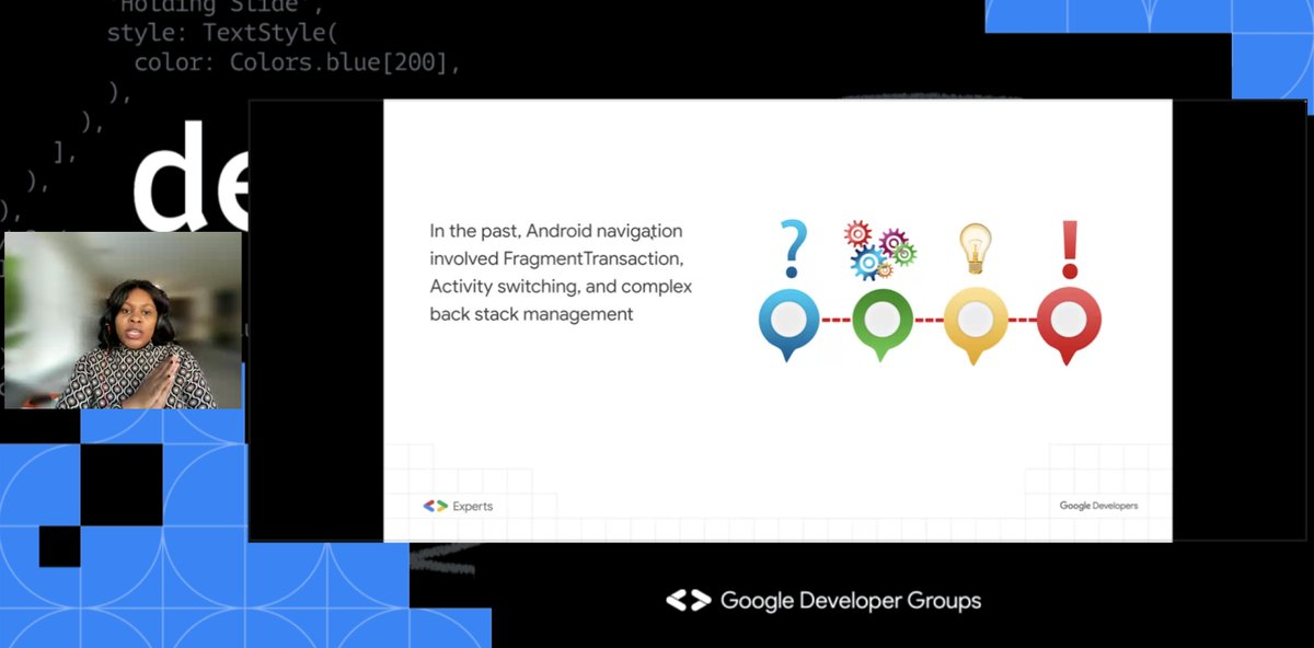 gdgvhsa's tweet photo. Comenzamos el día 2 del #DevFest Tabasco 2023, estamos con Madona Wambua nos comparte sobre Simplified App Navigation with Android Jetpack Compose Navigation 📱
Sigue su plática en vivo 👉🏼https://t.co/lSZaa6OS7J
#DevFest2023 #DevFestabasco https://t.co/8P24e3tx5N
