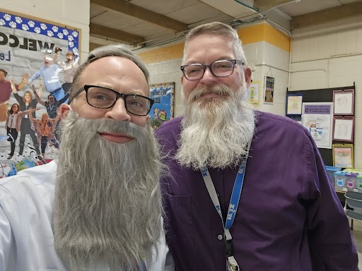 It's Red Ribbon Week at #WestZD6. Today's theme is, "Say Boo to Drugs" and kids are supposed to wear fall themed colors or costumes... but aren't theme days more fun when the adults get to play along??? <a href="/JedwardsJoseph/">Joseph Edwards</a> #ZionD6