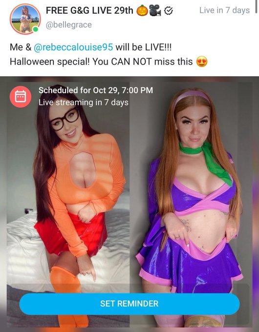 Go to OF to set your reminders!!!  @xxRebeccaLouise 29th October 🎃 https://t.co/oRRgSf1wAM<a class="tags" target="_blank" title="On Twitter" href="/?out=eyJ0eXAiOiJKV1QiLCJhbGciOiJIUzUxMiJ9.eyJpYXQiOjE3MjA5MjkyMDAsImlzcyI6InR3cG9ybnN0YXJzLmNvbSIsIm5iZiI6MTcyMDkyOTIwMCwiZXhwIjoxNzUyNDY1MjAwLCJyZWRpcmVjdF91cmwiOiJodHRwczovL3R3aXR0ZXIuY29tL3h4UmViZWNjYUxvdWlzZSJ9.8-j9hFZCRV9CsItXuW_d48D1oD0OIsRCzpFlkTLyImwESuEwSbz6eRHNMbdJQ3YJJMUa1rw1P-BugX3Ii7AdDA">@xxRebeccaLouise</a>