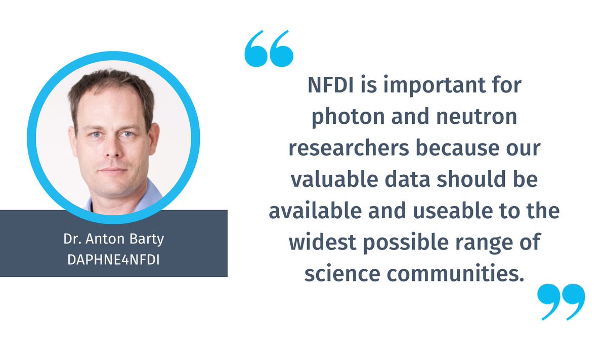 What role does #NFDI play for different disciplines? Our series continues with #DAPHNE4NFDI.

ℹ️ DAPHNE4NFDI is building a FAIR infrastructure for data management for research with photons at synchrotron light sources and neutrons.

💡 More: daphne4nfdi.de