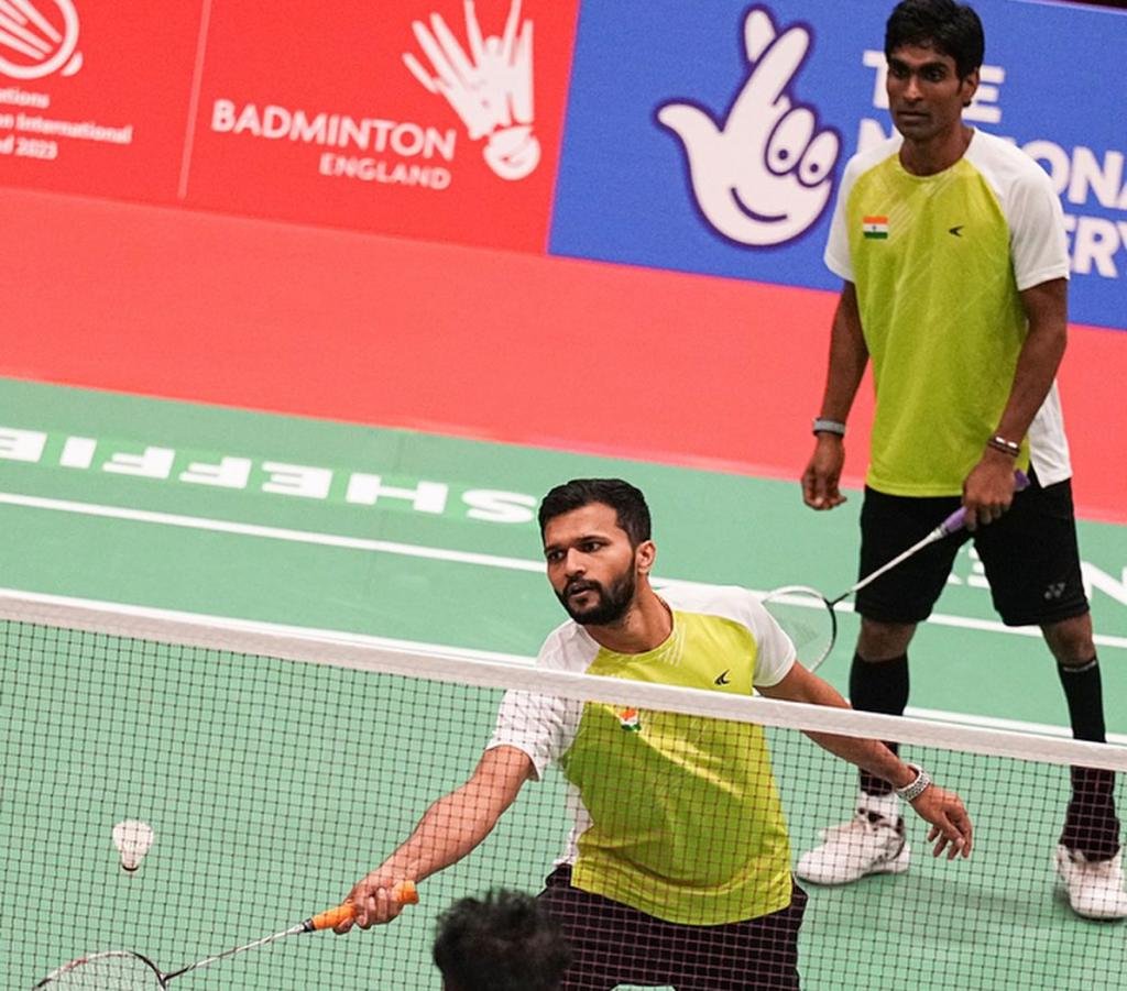 narendramodi's tweet photo. Congratulations to @PramodBhagat83 and @sukant9993 for their magnificent Bronze. They showed dynamic teamwork and indomitable spirit. https://t.co/NbxNK1T6dx
