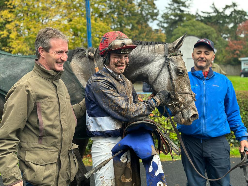 A deservedly proud <a href="/NormanW74303774/">Norman Williamson</a>, together with Josh Williamson <a href="/JoshWil53502395/">Josh Williamson</a> and Housemartin, led up by Adam. Ironically, the same venue as Norman's first winner. Who knows what the future holds!