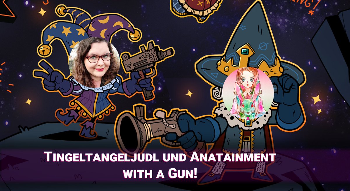 Anatainment's tweet photo. Wer auch immer uns Waffen und Zaubersprüche in die habt gedrückt hat, hat (k)einen großen Fehler gemacht!! 🧇✨

Um 19:30 geht's heute mit @TJudl los! 🧙‍♀️🧙‍♀️
Wie immer auch im Multi: https://t.co/cwrNSG4TkU https://t.co/xflMgEDkZE