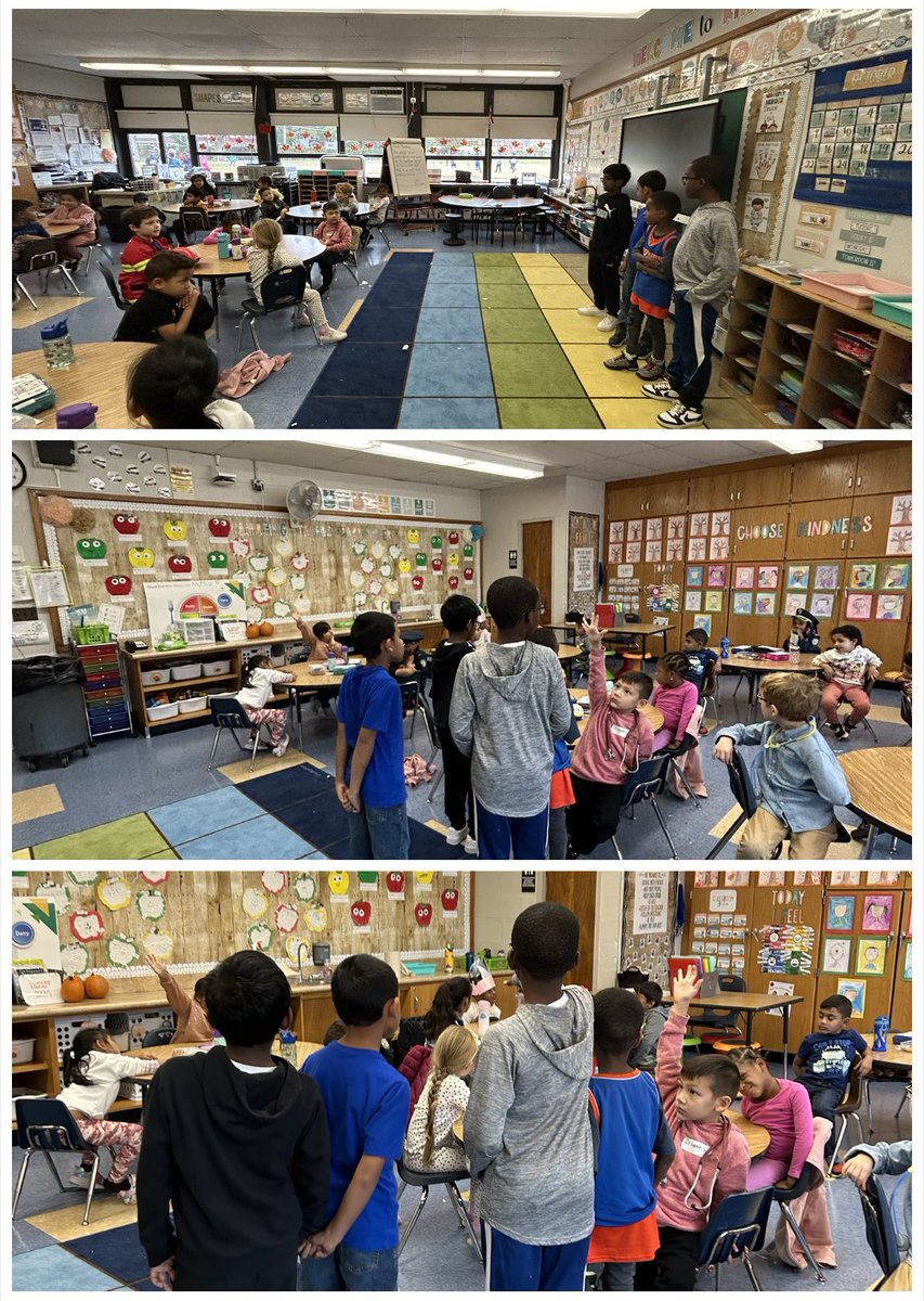 MsGaleotafiore's tweet photo. The Kindness Club presented to the Kindergarten classes about making good choices for Red Ribbon Week! Thank you Ms. Picillo, @MsRoach_Kinder, @MsPulvidente, and Ms. Tulloch for having us 👏❤️ #TeamWheeler @WheelerAvenue @VS13UFSD https://t.co/ert5gXvBiw