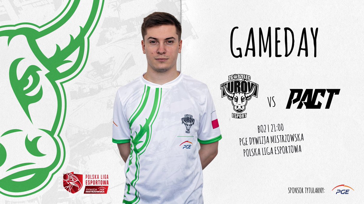 PGETurowEsport's tweet image. Rozpędzone Tury wbiegną na serwer już o 21:00!👀

Tym razem naszym rywalem w 3. Splicie @Grupa_PGE Dywizji Mistrzowskiej @PLEleague będą zawodnicy @PACT_gg.

📺| twitch.tv/ple_gg

#LetsGoTurów💚🖤