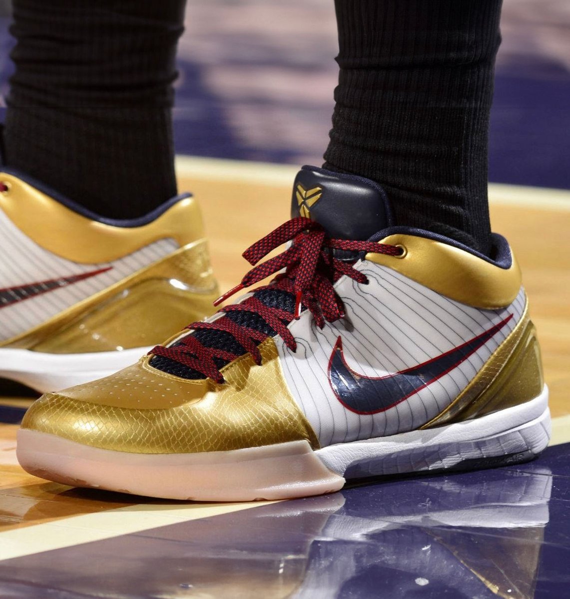 nicekicks's tweet image. Nike Kobe 4 Protro “Gold Medal" set for 2024 💫