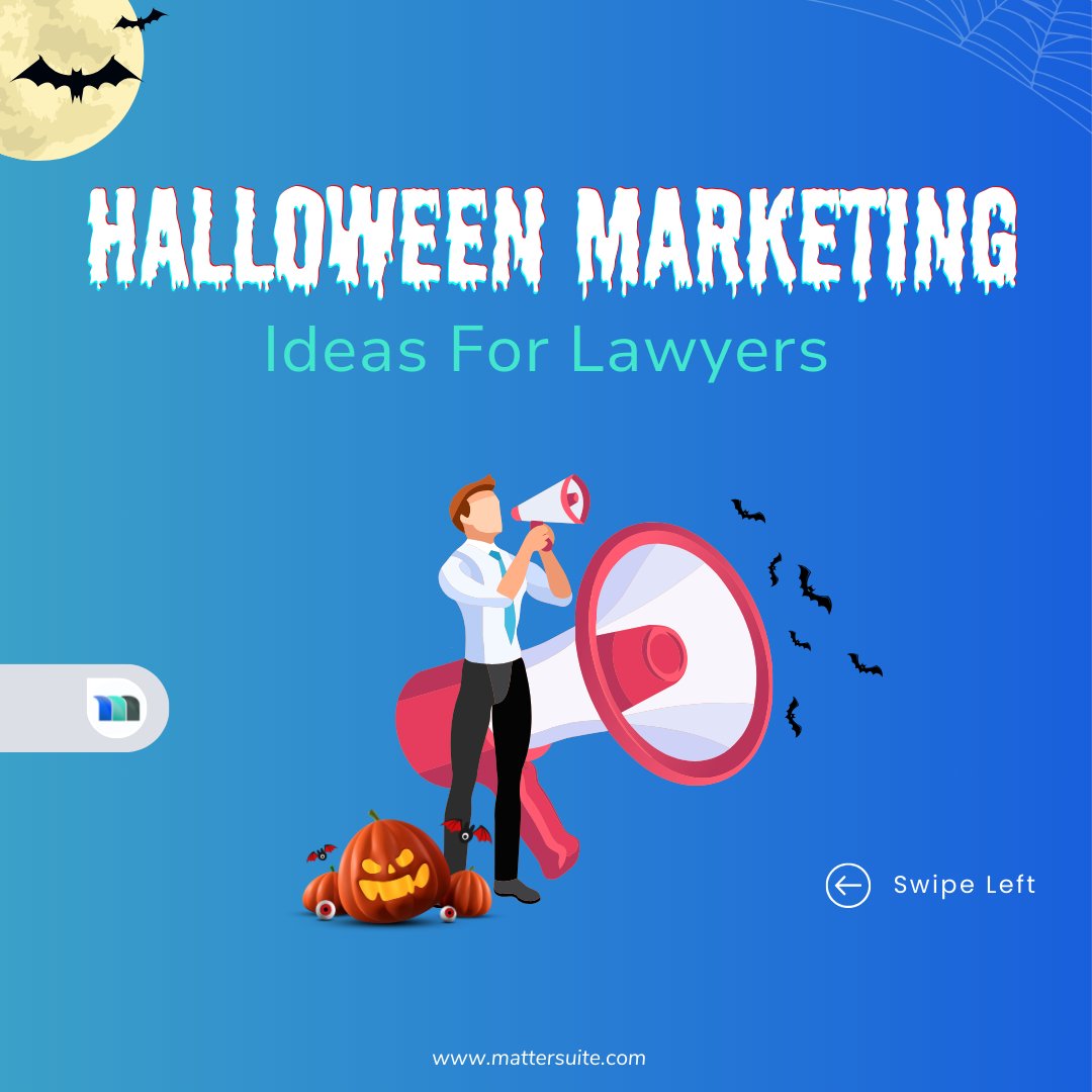 MatterSuite's tweet image. It&apos;s time to give your brand a spooky makeover
Scare up some success with these marketing ideas for your law firm 🎃👻

Visit: mattersuite.com/blog/halloween…

#MatterSuite #LegalWorkflow #Litigationmanagement #mattermanagement #casemanagement #legalmattermanagement