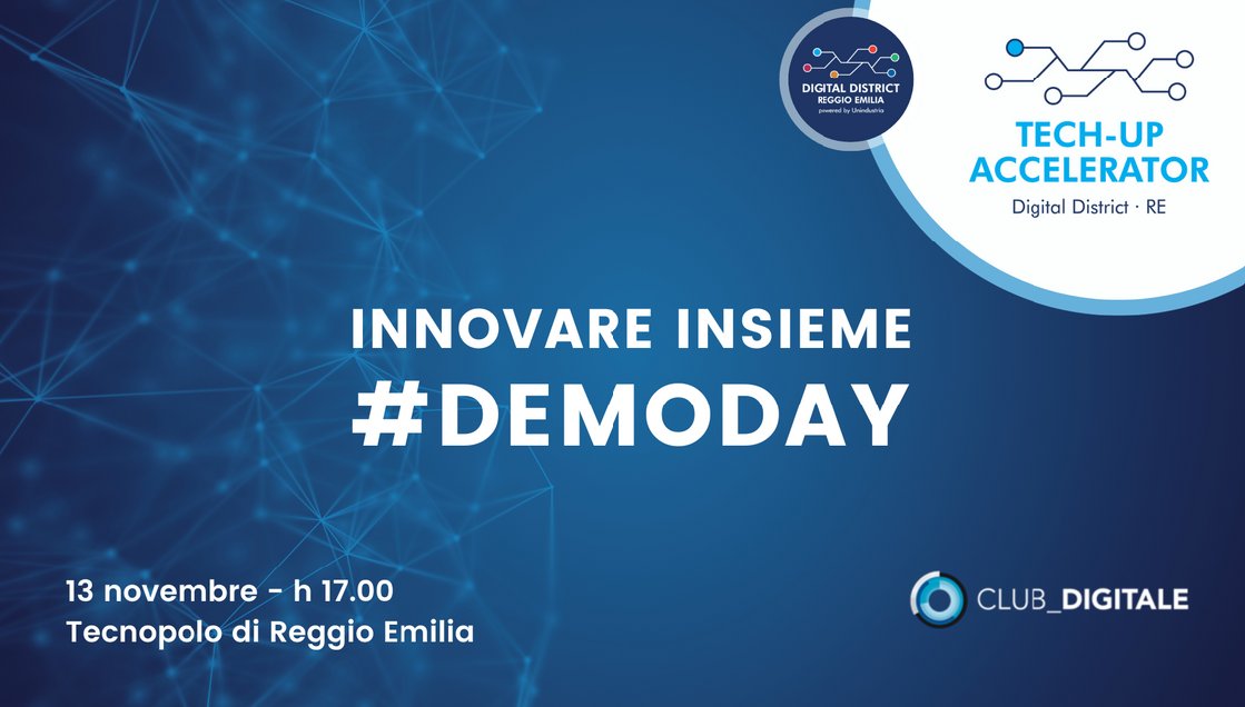 #Innovareinsieme

Tech-Up, organizza con il #ClubDigitale di <a href="/UnindustriaRE/">Unindustria Reggio Emilia</a>  un DemoDay per conoscere startup in ambito #AI, #Iot, #Datisintetici, #ARVR con le quali esplorare opportunità di #Openinnovation💡

📆 13 Nov, ore 17

Info e iscrizioni: lnkd.in/ga5qZYzu