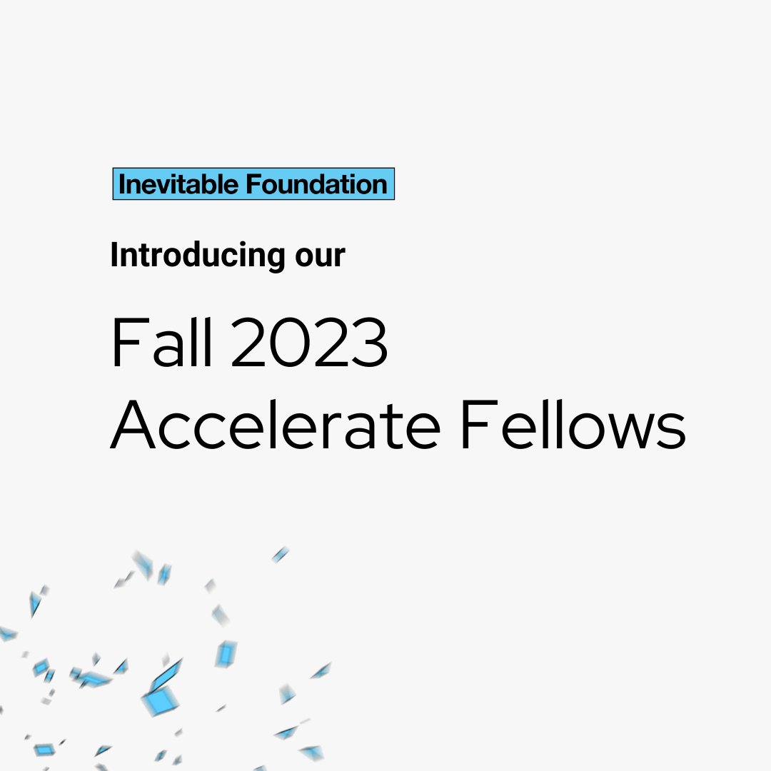 inevitablefdn's tweet image. Please join us in welcoming our 2023 Accelerate Fellows! 🎥📺🖊️

The Accelerate Fellowship provides mid-level disabled screenwriters with $40,000 in funding, bespoke mentorship, industry connections, &amp;amp; the community they need to become industry-leading creators.