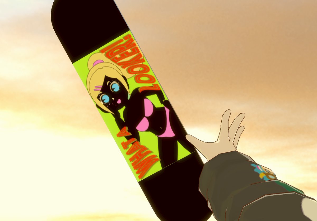 twiclut's tweet image. Badass! 色違いバージョン。
#HOVERBOARD で、
跳んでるとこカッコよく
撮りたかったのですが、
むむむ、、、
またチャレンジすればいいさ!
#clusterベータ #ClusterScript #ワールドクラフト