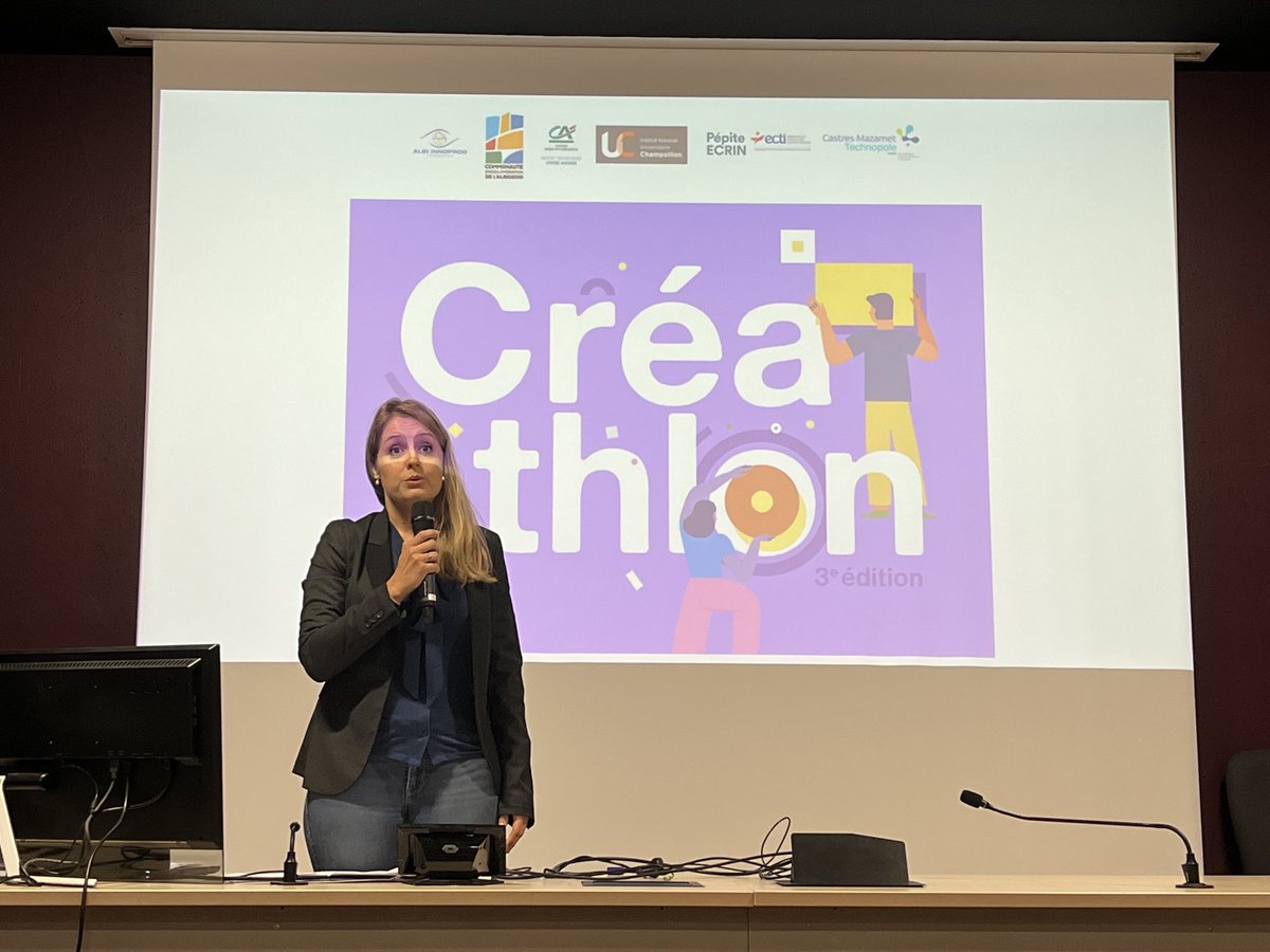 Après avoir été coach au CREATHLON du Lycée La Borde Basse, nous sommes jury au CREATHLON de l INU Champollion d Albi pour encourager les vocations des étudiants entrepreneurs !!