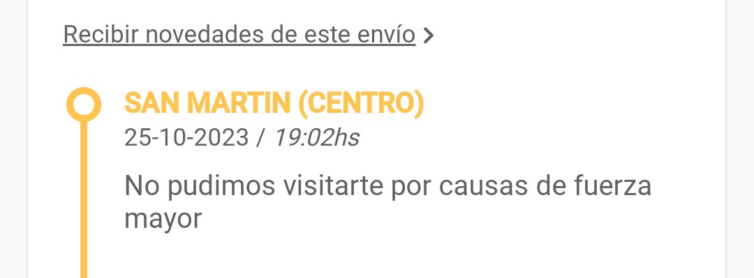 Gg_Suny's tweet photo. @AndreaniOk hace 2 días que me cancelan la visita a domicilio "por causas de fuerza mayor" que significa esto? Y para peor me descuentan la cantidad de visitas pendientes por tema de ustedes? Osea ahora esperar la tercer NO VISITA e ir yo a retirar mi envio? https://t.co/DpvhchR3nq