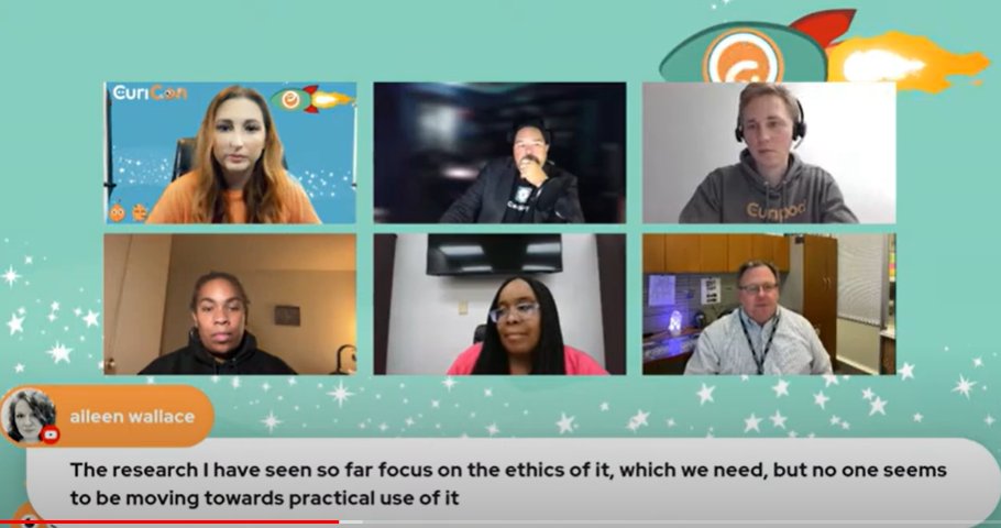 Great panel discussion last night on navigating the AI Frontier.  Lots of great discussions and ideas.  Love the AI Playground idea!  I will use that in the future. Thanks <a href="/Philhintz69/">PhilHintz</a>   <a href="/curipodofficial/">Curipod</a> #curicon