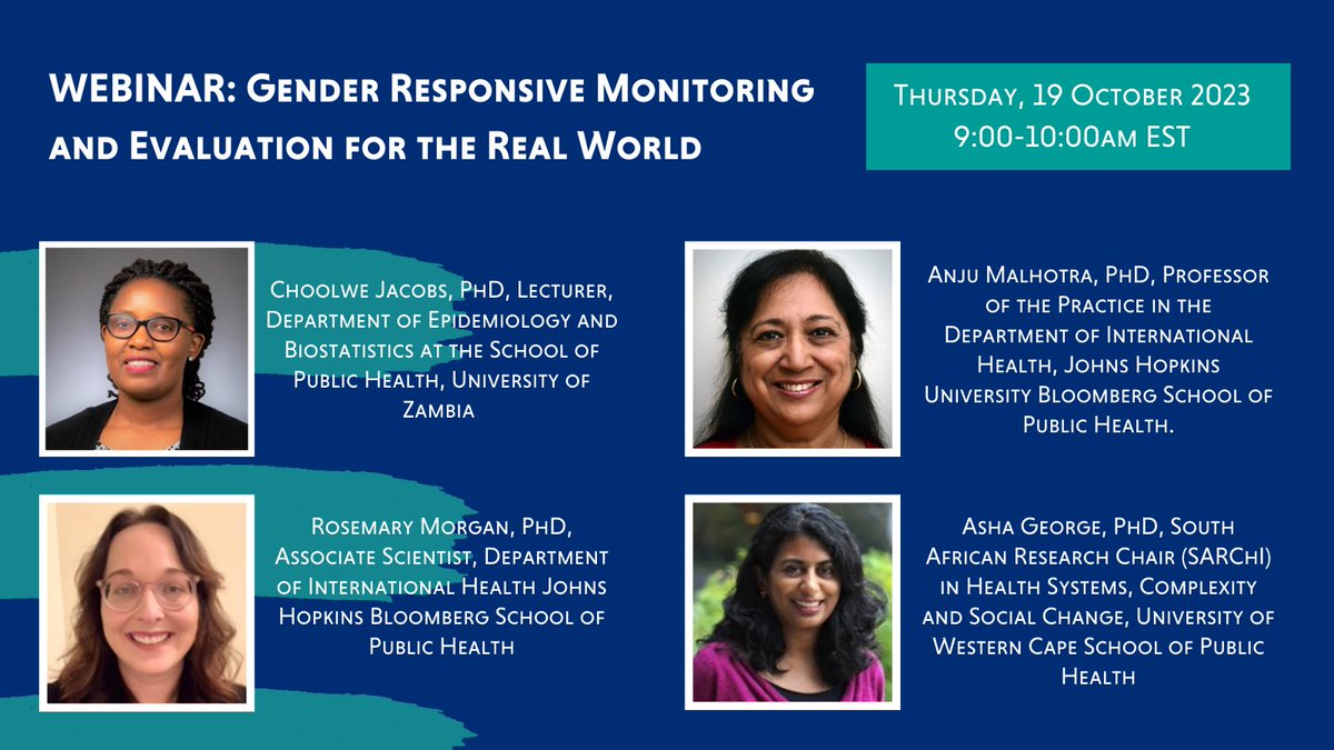 Did you miss the MAGE webinar 'Gender Responsive Monitoring and Evaluation for the Real World'? No worries! The recording is now available on the MAGE website: mageproject.org/resource/webin…