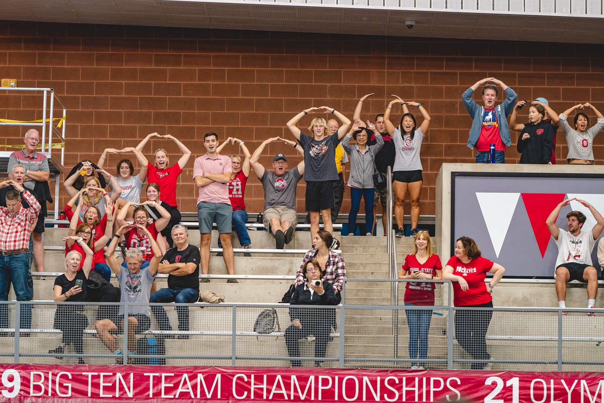 Can't wait to be back with Buckeye Nation this weekend 🫶

We host Virginia Tech this Friday (5:00 p.m.) and Saturday (10:00 a.m.) to open the season‼️ Admission is 🆓

📰: go.osu.edu/swimdive-hokie…

#GoBucks