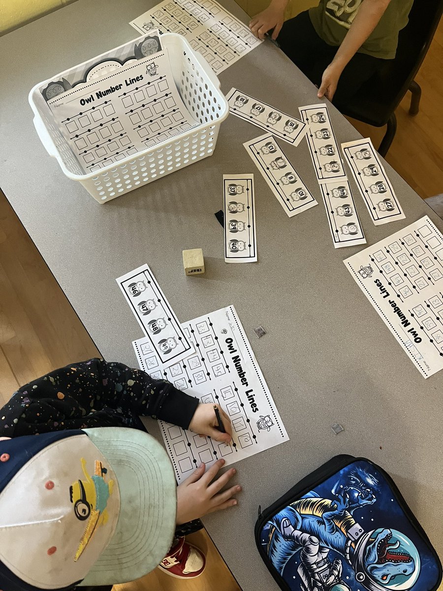 Some fall math centres in progress! I love overhearing their math conversations as they work in groups!