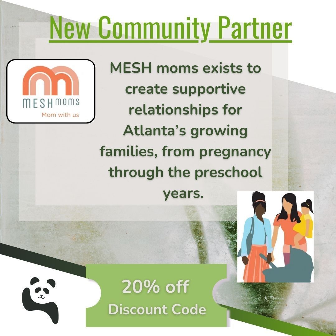 The My Panda team is thrilled to announce a new Community Partnership with MESH moms! 
When you join as a member on their website:
Enter promo code PREGO by November 30 to receive 20% off on MESH moms' Annual Membership and more!
buff.ly/45FZtIx 

#MESHmoms #AtlantaMoms