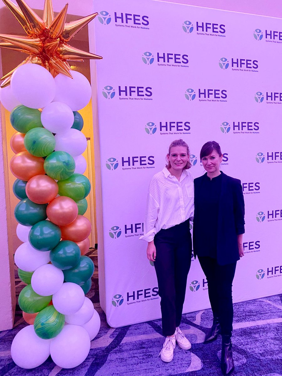 Human-Automation Interaction Lab (@hai_research) on Twitter photo Our lab participated at the #HFES in Washington D.C.
<a href="/LindaOnnasch/">Linda Onnasch</a> gave a talk on how automation & risk affect cognitive dissonance & trust (journals.sagepub.com/doi/full/10.11…), Hanna Schindler presented a poster on individual differences in multitasking (journals.sagepub.com/doi/full/10.11…) #IAMHFES Our lab participated at the #HFES in Washington D.C.
<a href="/LindaOnnasch/">Linda Onnasch</a> gave a talk on how automation & risk affect cognitive dissonance & trust (journals.sagepub.com/doi/full/10.11…), Hanna Schindler presented a poster on individual differences in multitasking (journals.sagepub.com/doi/full/10.11…) #IAMHFES