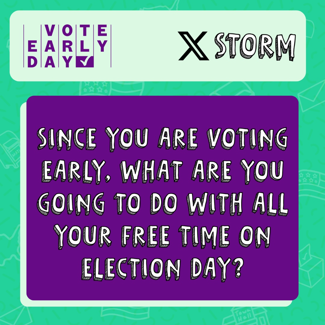 Vote Early Day tweet media