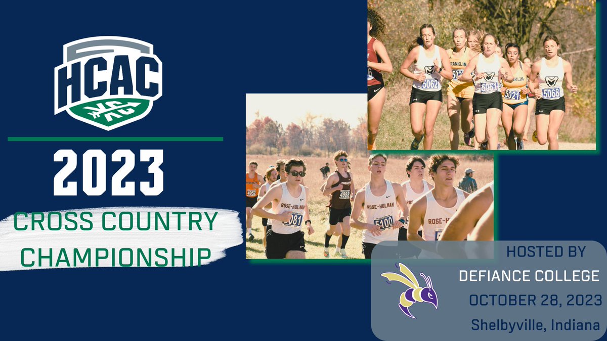 HCACDIII's tweet photo. HCAC Cross Country Championship Preview

It's Championship Season for our Cross Country Student Athletes!

Good luck to all our Student-Athletes this weekend as they race for all the glory!

Full Release: https://t.co/g7tn8Vfq6h

#TheHeartofD3 | #D3Cross https://t.co/fqUjwHOTkx