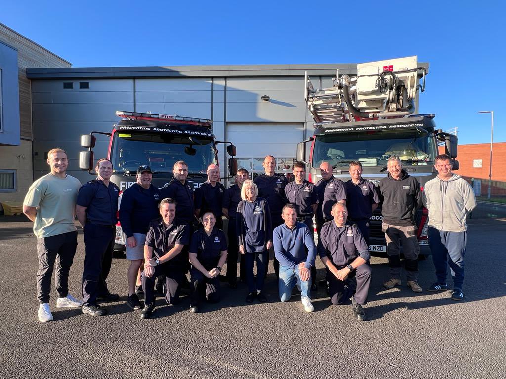 Congratulations to Louise Vipond who retired this week after 22 years service cleaning Marley Park Fire Station she had a lovely send off from all her friends and former colleagues who rightly made a huge fuss of her. Enjoy your retirement Louise.