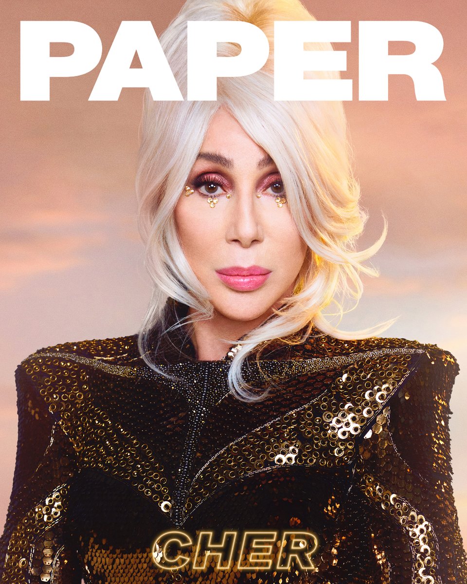 CHER ON THE COVER OF PAPER!