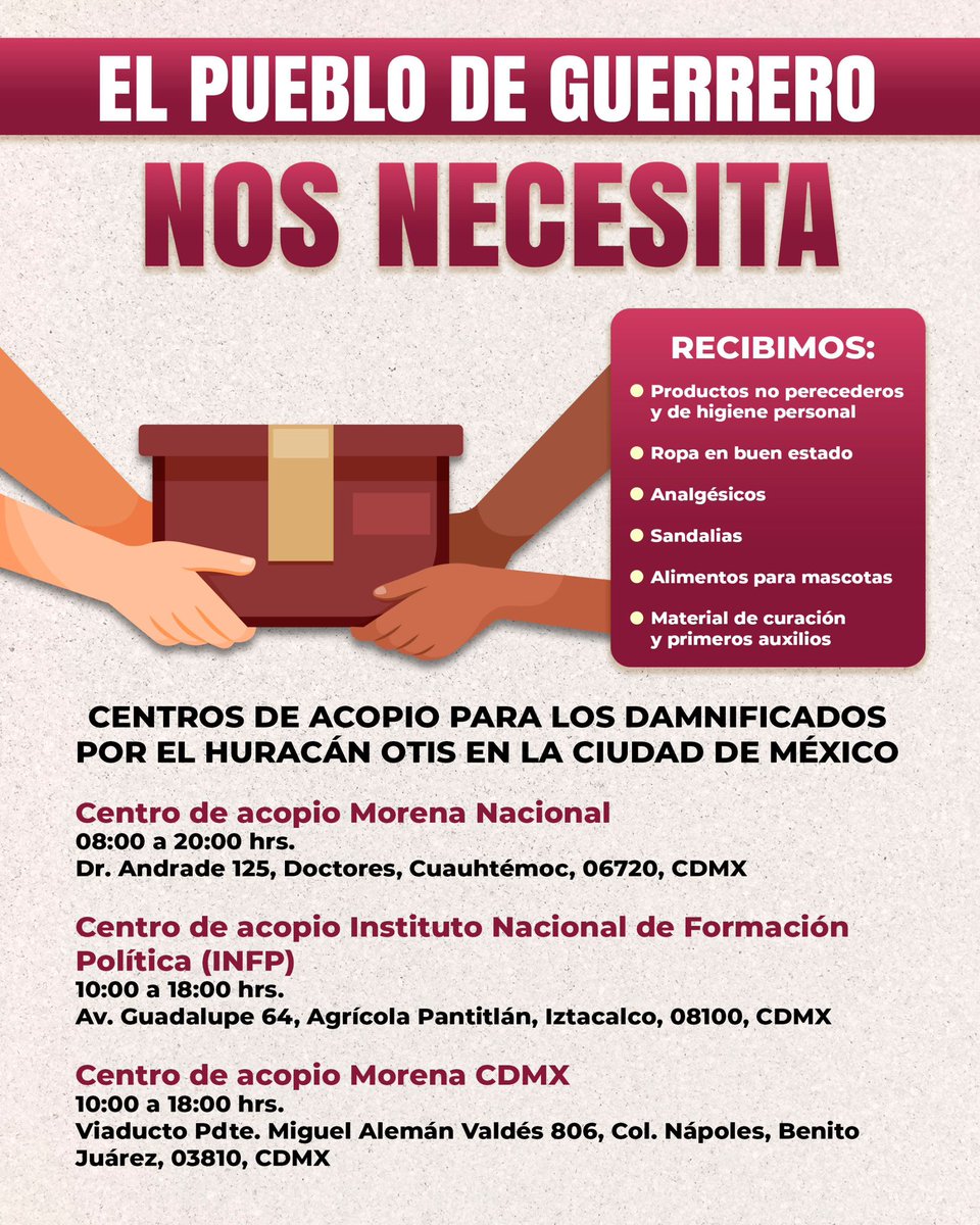 Morena tweet media