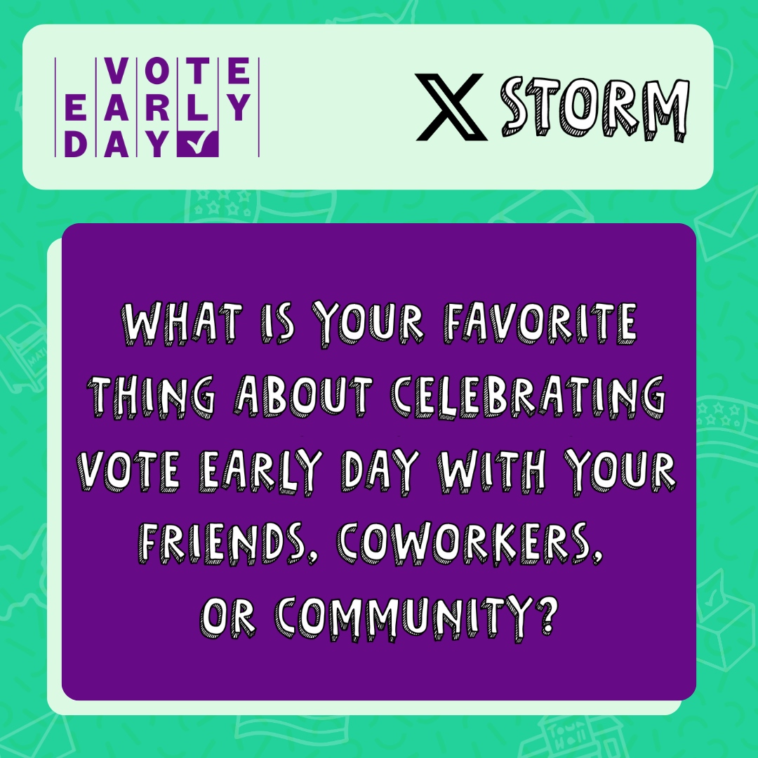 Vote Early Day tweet media