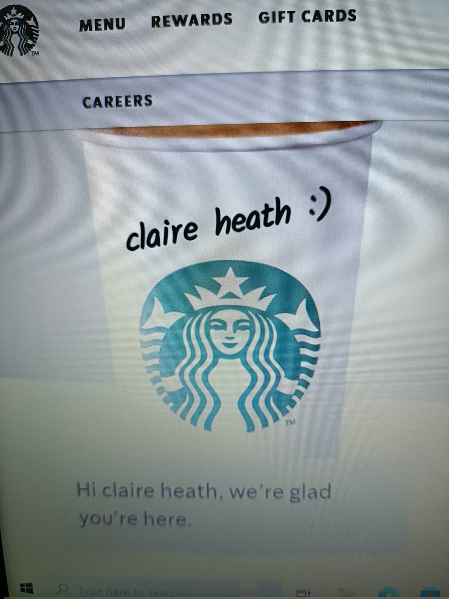 clairesname's tweet photo. @StarbucksJobs this is an ace way to welcome people to your vacancy page. I love it . Need a job to come up now at the new resorts world Birmingham branch. https://t.co/pKBVOkFQTj