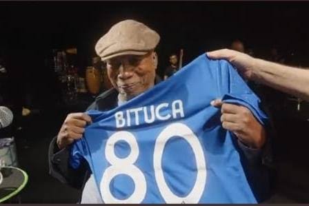 Cruzeiro's tweet photo. Hoje é o aniversário de um dos cruzeirenses mais ilustres. Vida longa ao Milton Nascimento! Obrigado por nos presentear com sua arte, voz e composições inigualáveis. Parabéns, Bituca! 💙🎉

“Estrela de cinco pontas
Cinco estrelas no cruzeiro
Trilhões de estrelas no céu” 🎶⭐ https://t.co/d0OB1cEQwG