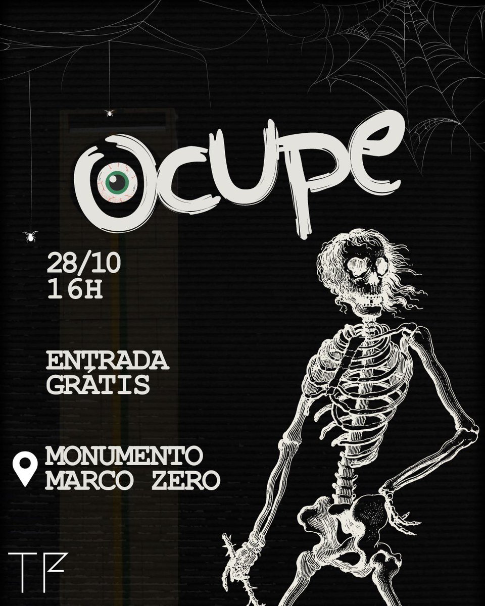 techn0frequency's tweet photo. VAMOS OCUPAR?????? Vai ter OCUPE📍 no meio do mundo meus horrores! Muito techno, empreendedorismo, arte, gastronomia e cultura. Valorizando nosso ponto turístico ☝🏼☺️ sábado a gnt se encontra na 4ª edição que vai ser especial Halloween. Não perde! Rolê 0800 viu? https://t.co/FXkJRqskr1