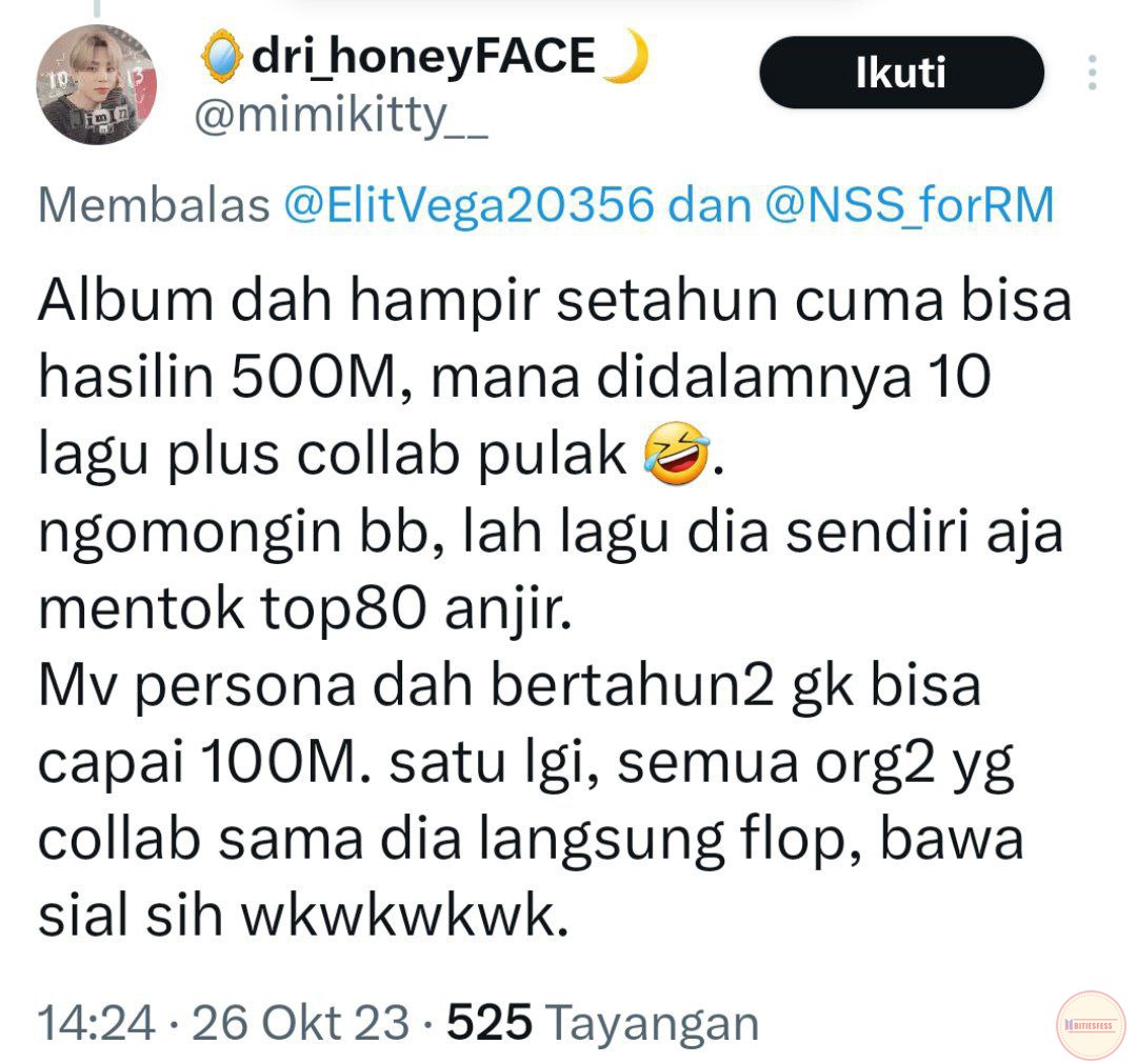 REPORT DAN BLOCK akun di bawah ini :

📌x.com/mimikitty__?t=…

Mohon untuk TIDAK ENGAGE karena akan membuat akun ini lebih susah untuk di-susp3nd.

Terima kasih.