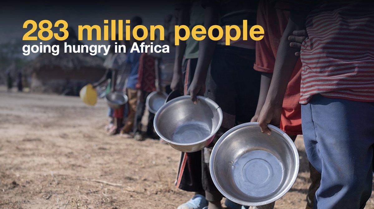 #DakarToDesMoines: While much progress has been made in African agriculture, 283 million people still go to bed hungry in Africa, about a third of the 828 million people that suffer hunger globally. @AfDB_Group President @akin_adesina. #FeedAfrica #HarnessingChange