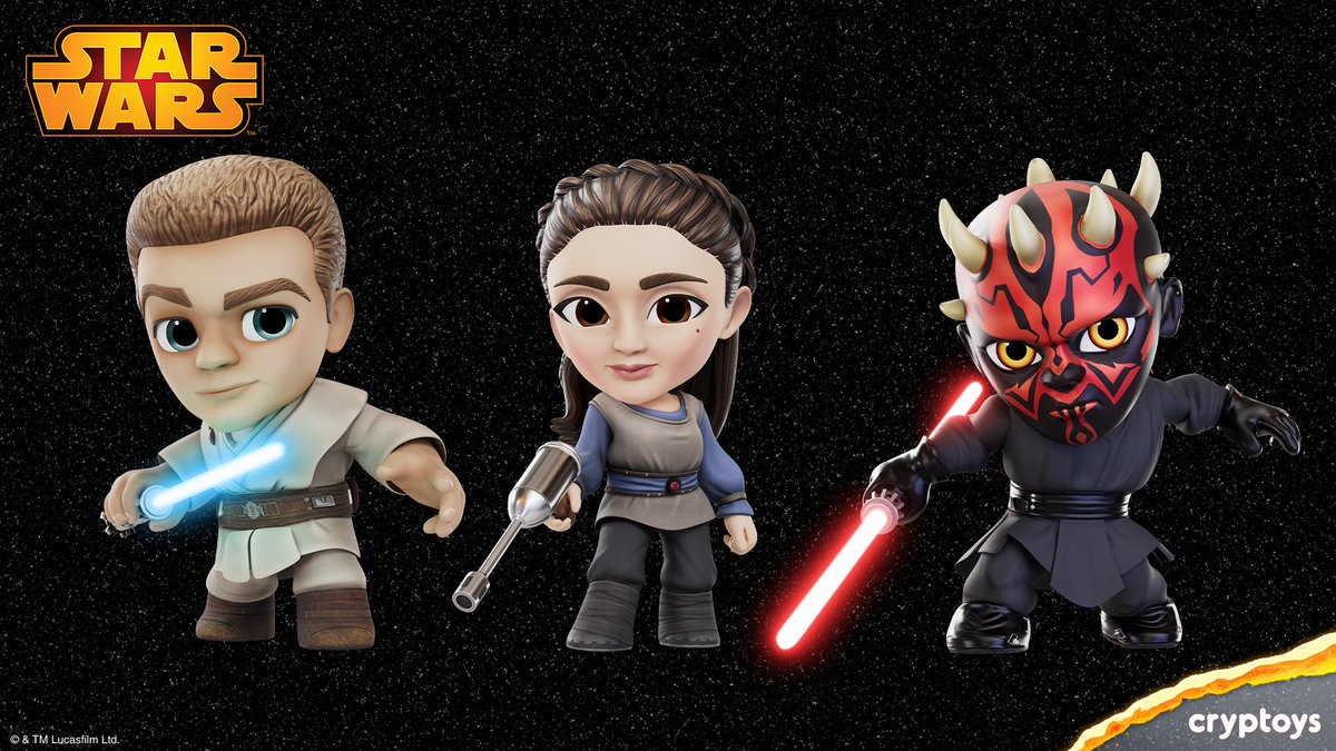 THE STAR WARS VOLUME II CRYPTOYS DROP IS LIVE! We repeat: The new #StarWars drop is now LIVE! 🌀

Shop the drop: cryptoys.com/drops 

Share your unboxing videos &amp; snaps with us. Tag @cryptoys and may you pull your favorites!