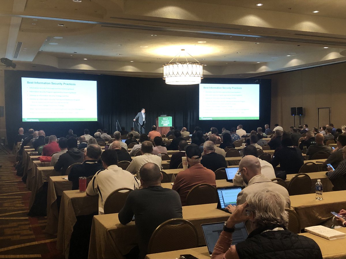 Brian Kelly (@bkinct) on Twitter photo Carlos Lobato, from <a href="/NEWMEXICO_STATE/">NEWMEXICOSTATE</a> talking culture to a full room at ISC2 Security Congress. “Take out the middle letters of CISO… leaves you with Chief Officer… start acting like one” #cybersecurity #HigherEducation Carlos Lobato, from <a href="/NEWMEXICO_STATE/">NEWMEXICOSTATE</a> talking culture to a full room at ISC2 Security Congress. “Take out the middle letters of CISO… leaves you with Chief Officer… start acting like one” #cybersecurity #HigherEducation