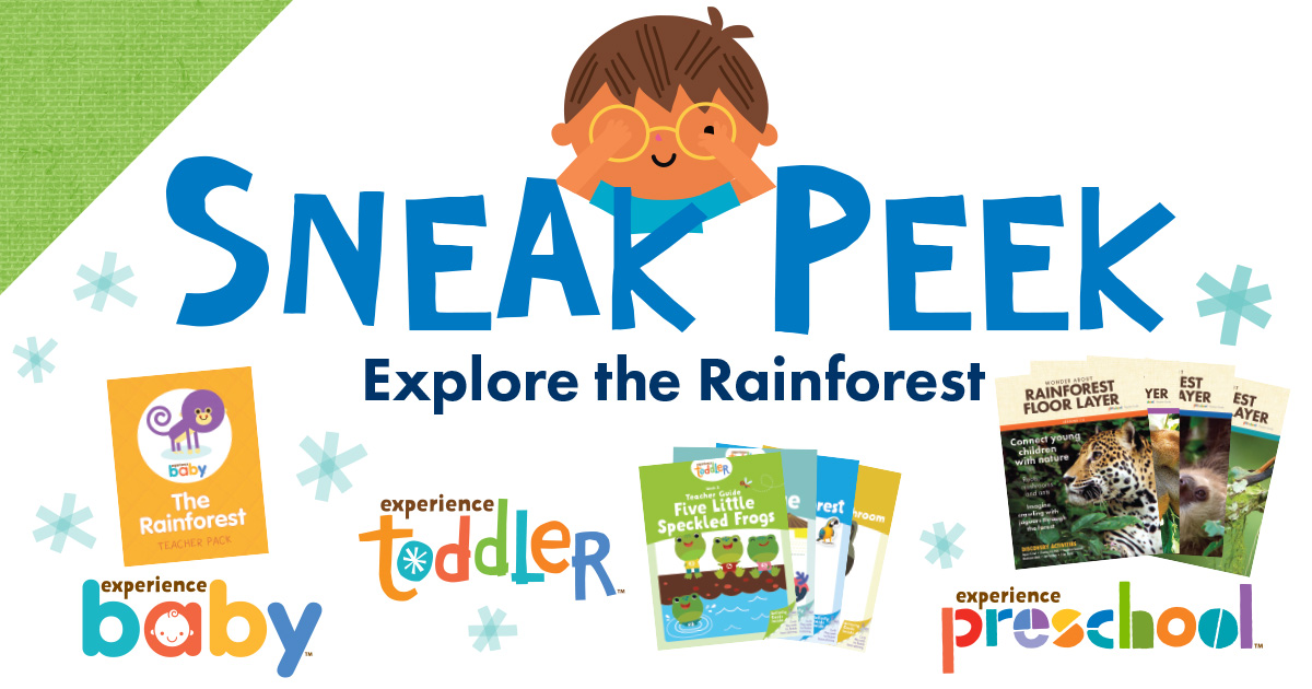 ExpCurriculum's tweet image. Check out the Sneak Peek of Explore the Rainforest theme for November! blog.experienceearlylearning.com/explore-the.../
There's still time to get your box! Order now: secure.mothergoosetime.com/get-started/
#ExperienceCurriculum #ExploretheRainforest #preschoolcurriculum #babyactivities #toddlerteacher