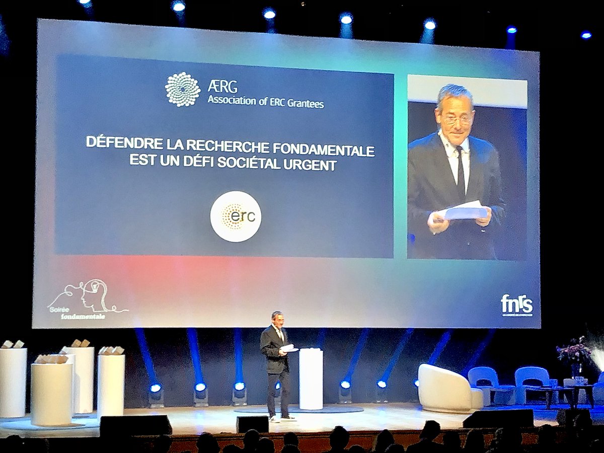 ERC_Research's tweet photo. Félicitations au #FNRS- 95 ans de recherche fondamentale!
Maria Leptin, la Présidente de l'ERC, a souligné l’importance de la devise du FNRS "la liberté de chercher"- un principe qui uni nos 2 organisations.
@AxelCleeremans a aussi appuyé ce message et mentionné @ERCGrantees.🇧🇪🇪🇺 https://t.co/grlTwb8pOV