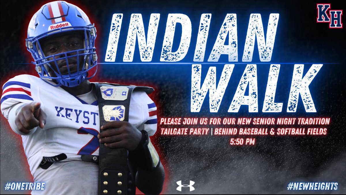 Join us for our new Senior Night tradition, the Indian Walk! 

#OneTribe #NewHeights
