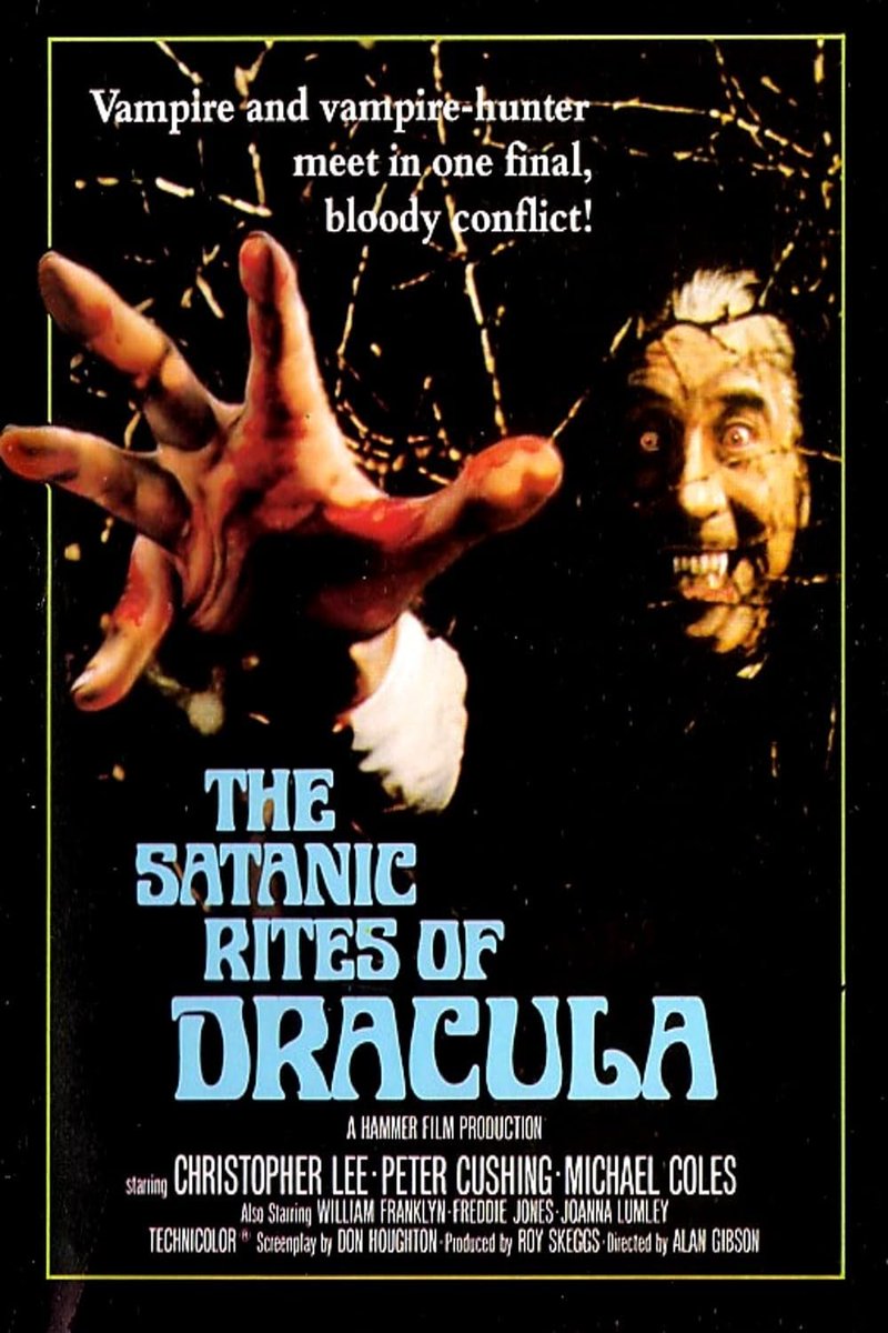 Is there really any point in continuing this challenge? No way I'm going to make the goal but anyway, here's number 68
The Satanic Rites of Dracula
#100HorrorMoviesin92Days #FilmTwitter