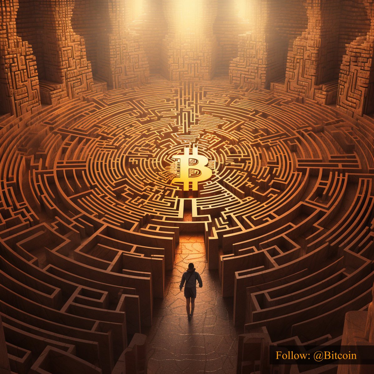In the maze of finance, #Bitcoin is our guiding light.